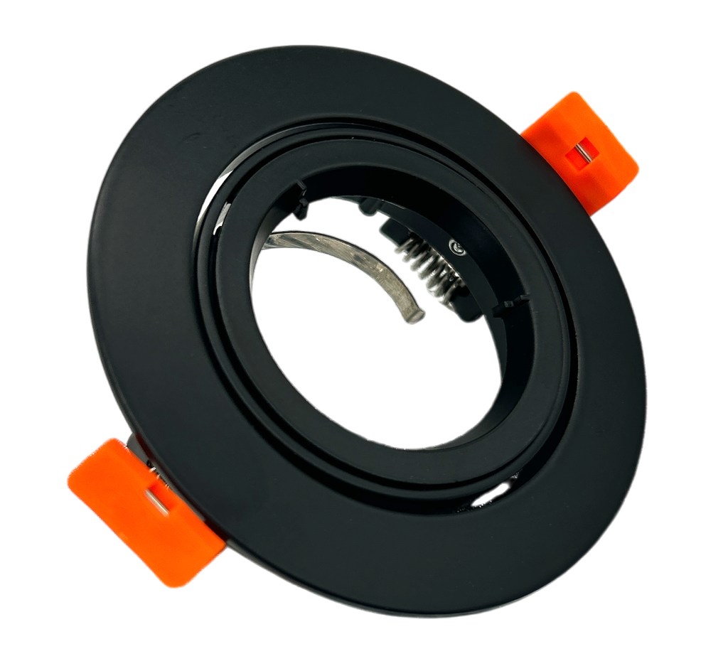 O.b. GU10 Emp. Movil Red. Alum. Negro (D100xH36)mm