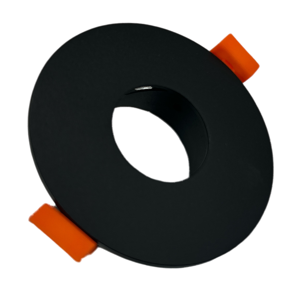 O.b. GU10 Emp. Movil Red. Pinhole "O" Alum. Negro (D88xP75)mm