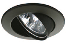 O.B. Gu10 Movil Red. Aluminio Negro (D82Mm)