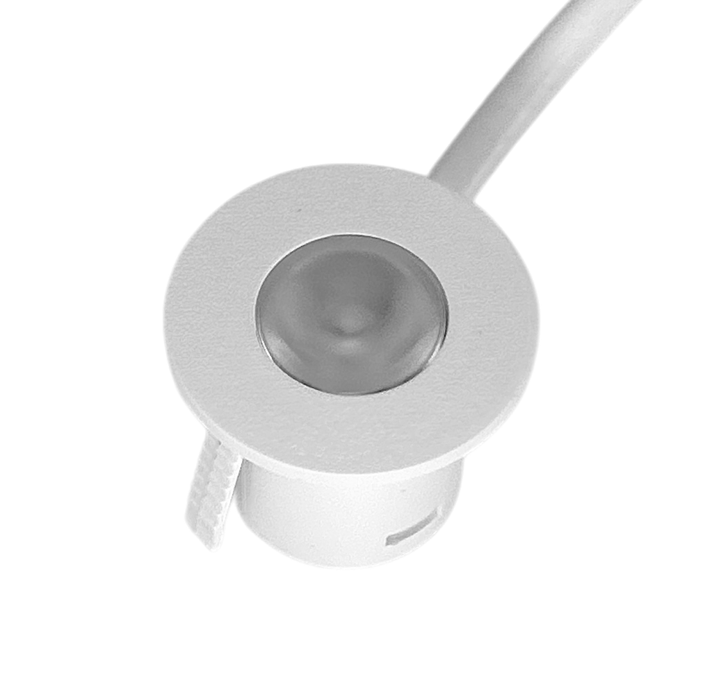 O. Dragon Red. Plastico Blanco 1W 3K (D35X30Mm)