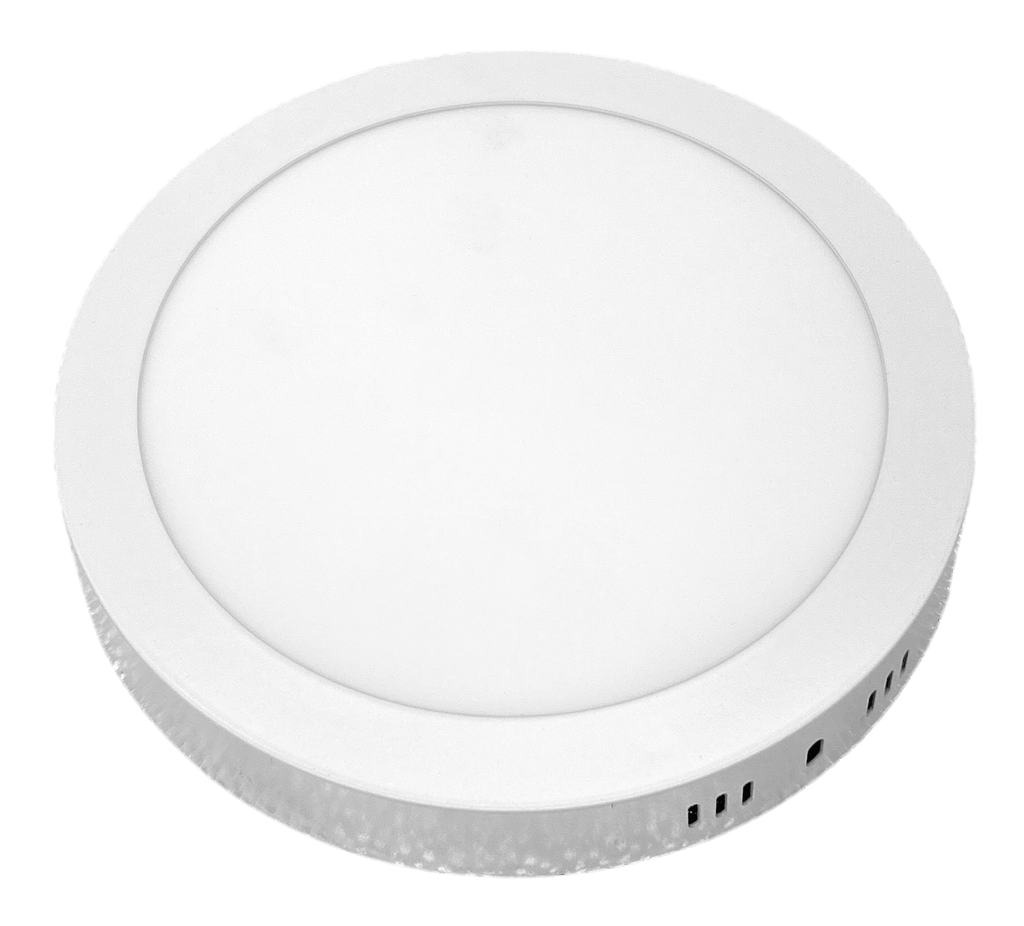 Panel Led Sob. Red. Blanco 18w 3k 80lm/w (110-265)v (D210x27)mm IP20