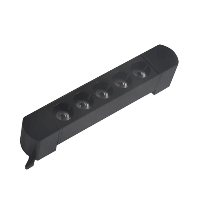 Spot De Riel Aluminio 20.4X3.3X5.5Cm 5X2W 3K Negro Ip20