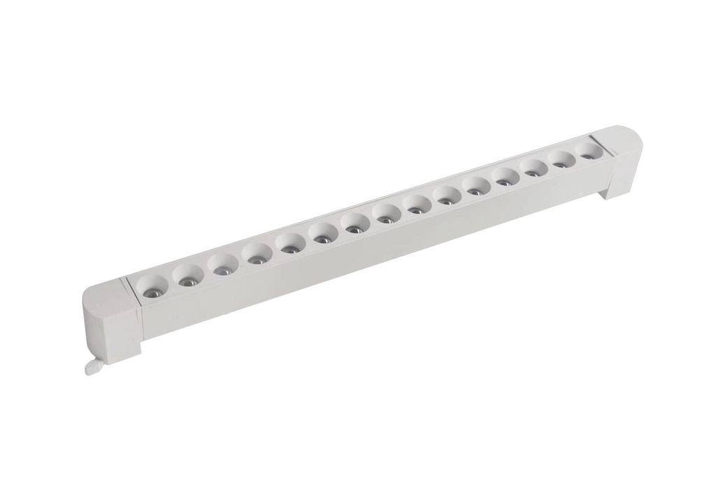 Spot De Riel Movible Aluminio 15X2W 3K Blanco (46.8X3.3X5.5)Cm Ip20
