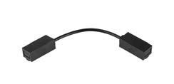 Conector Flexible P/Riel Magnetica T/Perfil Negro Ip20 48V (280X23Mm)