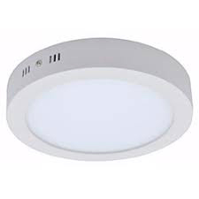 Panel Led Sob. Redondo Normal 17Cm 12W 3K Blanco Sly