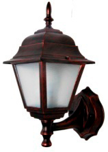 Farol Pared 1L E27 Niza 4 Caras (210X370Mm)