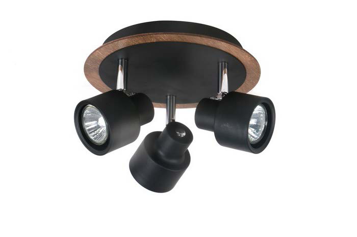 Spot 3L Madera/Ng Gu10 Redondo Metal