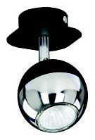 Spot 1L Gu10 Redondo Negro+Nk C/F Incand.