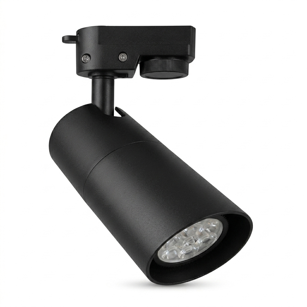 Spot Sob. B/Redonda Movil Negro 1L Gu10 (D55X95Mm)