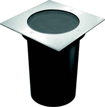 Spot Piso Gu10 Emp. Cuad. 100-240V (D110X110X120Mm) Ip66