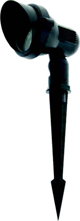 Spot Estaca P/Dicroico Gu10 Negro (D850)mm Ip54