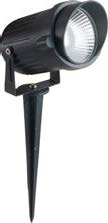 Spot Estaca Led Negro 10W 3K 85-265V Ip54 (D84Mm)