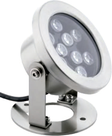 Descatalogado Spot Pileta Led Red. 9W 3K Dc12V (D160Mm) Ip68