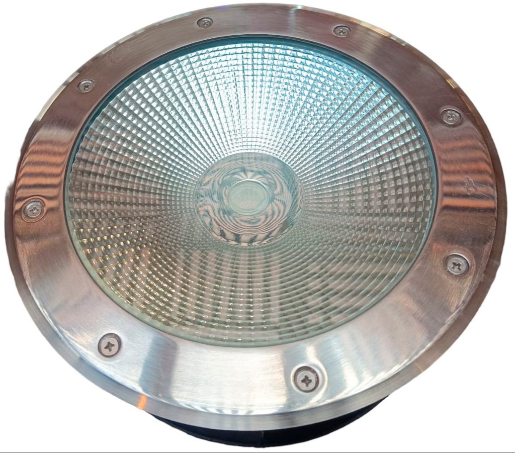 Spot Piso Cilindro Led 30W 100-240V 25X10Cm Ip65 Verde