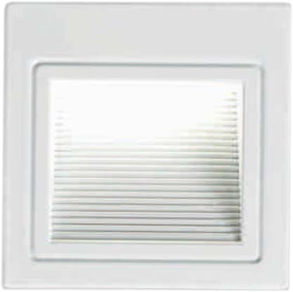 Spot Led Pared Emp. Cuad. Aluminio Blanco 1X3W 3K (850X850Mm) Ip20