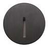 Spot Pared/Gradas/ Redondo Emp. D9Cm 3W 3K Negro Ip20