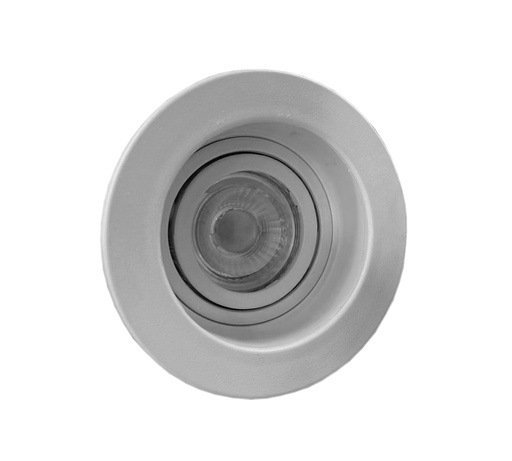 [010010 | KZ-TS30S-WH] O.B. GU10 Mini Movil Red. Plastico Blanco (D75)mm