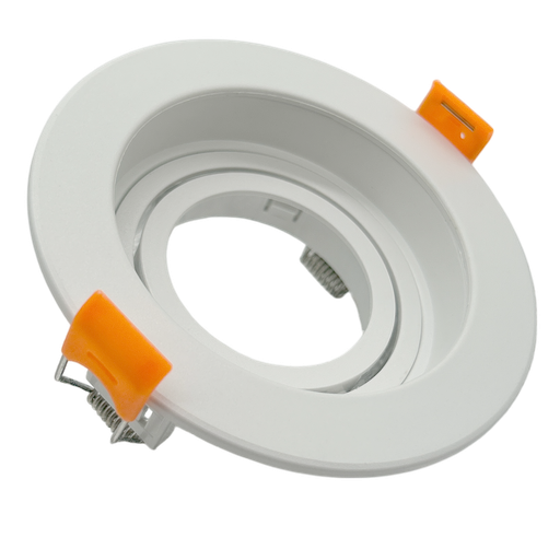 [010012 | KZ-TS31-WH] O.B. Gu10 Movil Red. Plastico Blanco (D100Mm)