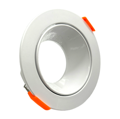 [010058 | KZ-TS24-WH] O.B. Gu10 Movil Red. Plastico Blanco (D85Mm)
