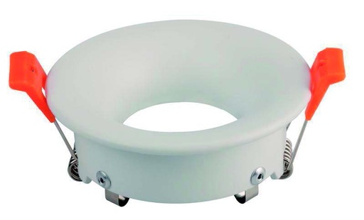 [010100 | TS89 wh GU10] O.B. Prof. Gu10 Fijo Red. Aluminio Blanco (D90Mm)