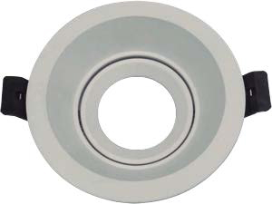 [010102 | 519A16 BL] O.b. GU10 Emp. Movil Prof. Red. Alum. Blanco (D93xH45)mm