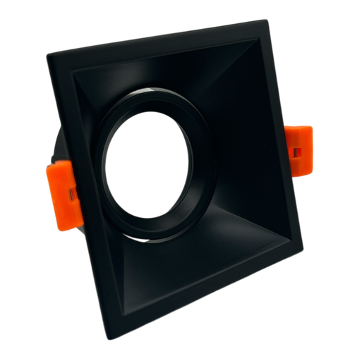 [010107 | HB-AK8002S] O.B. Prof. Movil Cuad. Aluminio Negro (90X90X45Mm)
