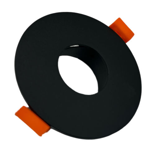 [010147 | 2012-O negro] O.b. GU10 Emp. Movil Red. Pinhole "O" Alum. Negro (D88xP75)mm