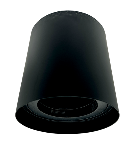 [010376 | TS-153BK] O.B. Sobr. E27 Par30 C/Corto Red. Aluminio Negro (D140X160Mm)