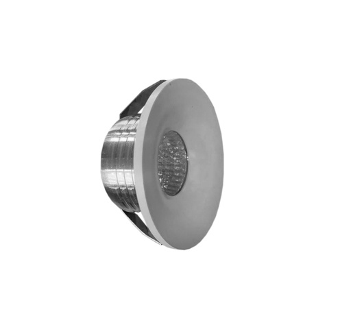 [010486 | KZ-OTS-1210-3WH] O. Dragon Led Red. Aluminio Blanco 3W 3K (D48X24Mm)