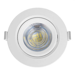 [010562 | 02DL-AP3-R3W-6500K] O.B. Led Movil Red. Blanco 3W 6K 100-240Vac (D70X42Mm)