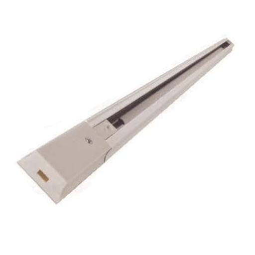 [010750 | T2120C-WH] Riel P/Spot Emp. Alum. Blanco 2mts 2vias