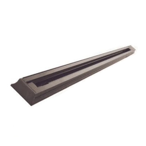 [010751 | T2120C-BK] Riel P/Spot Emp. Alum. Negro 2mts 2vias