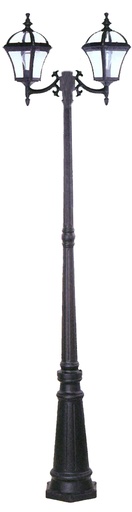 [022007 | 044-PL-2 Rust] Farol Pie 2L E27 Marsella (2350X600Mm)