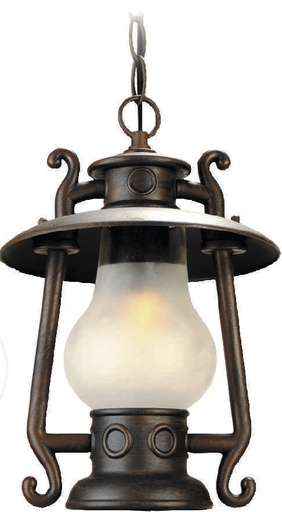 [022030 | 015-H] Farol Colg. 1L E27 Malaga Matt Coffe (210X380Mm)