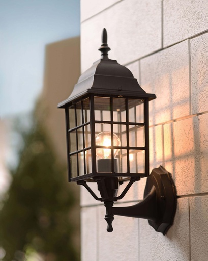 [022317 | XD-142 COFFEE] Farol Pared 1L E27 Palermo (380X150Mm)