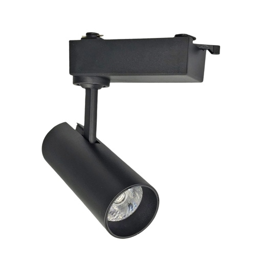 [030251 | TL-015A-10w Black] Spot P/Riel Led Mov. 10w 4k 24Gr. 1000lm Negro (100-265)v (190x100)mm