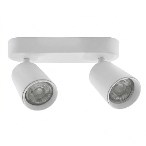 [032133 | M022-2 blanco] Spot Sob. Movil Blanco 2L Gu10 (300X95Mm)