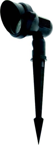 [033020 | KZ-WDK-A1046] Spot Estaca P/Dicroico Gu10 Negro (D850)mm Ip54