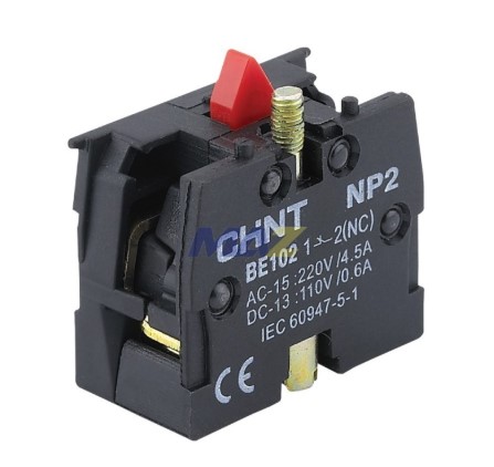 [080127 | BLOCK-1NC-E] Bloque Contacto Pulsador-Selector Nc Rojo Camsco