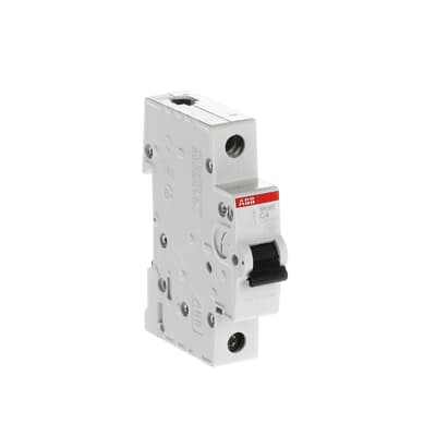 [090030 | 2CDS211001R0044] Breaker Riel DIN 1F SH201-C4 - 4A - 6kA, ABB