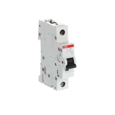 [090042 | 2CDS251001R0044] Breaker Riel DIN 1F S201-C4 - 4A - 10kA, ABB