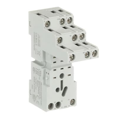 [090611 | 1SVR405651R2100] Base 11 pines CR-M3LS p/relé miniatura CR-M - 3c/o, ABB