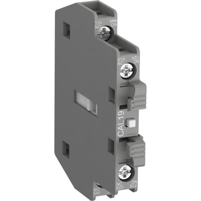 [090624 | 1SFN010820R3311] Bloque Contacto Auxiliar Lateral CAL19-11B - 1NO+1NC p/contactor AF116…AF370, ABB
