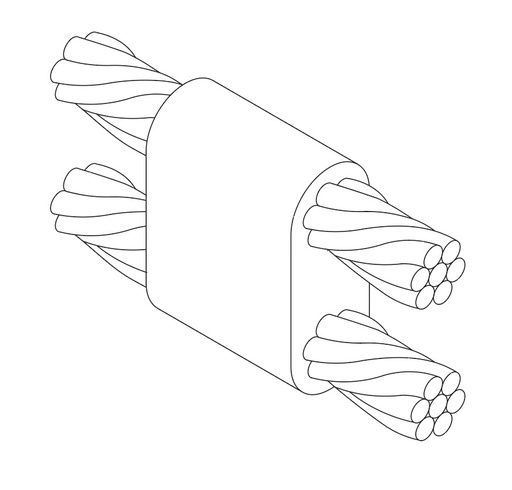 [100043 | CC14#2] Molde Tipo Cc Paralelo Cable-Cable #2