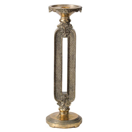 [150283 | 77170] Candelabro Moderno Oro De Metal Pequeno