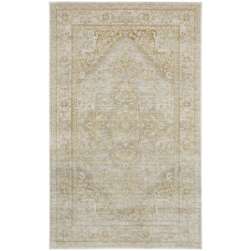 [154036 | 86122] Alfombra (2.44X3.35M) Color Cafe/Dorado Aura