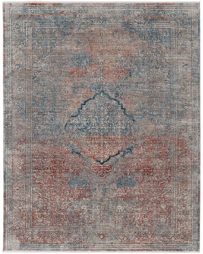 [154785 | 91880] Alfombra (1.52X2.44)M Color Azul/ Multi Marquette