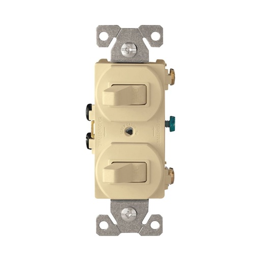 [170035 | 271V] Interruptor Doble 120V/15A #271V Cooper-Eaton