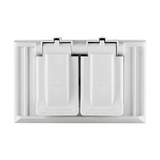 [171100 | S1952] Placa Interperie Doble Plastica #S1952 Cooper-Eaton