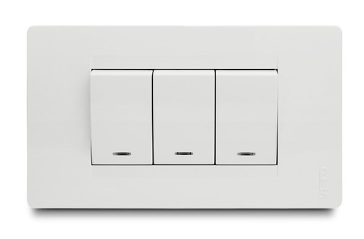 [174115 | PRE16115] Conmutador Triple Bl. Premium